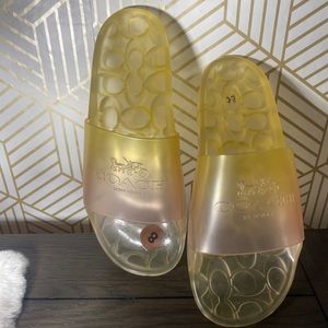 Coach jelly slides